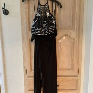 Super cute 2 piece black romper